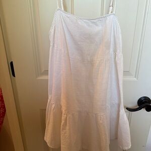 Chosen White Tiered Mini Dress Sz Small